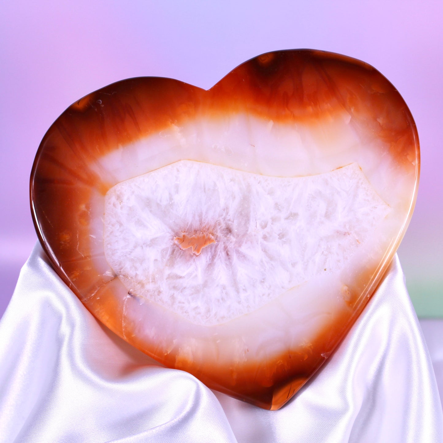 XXL Carnelian heart