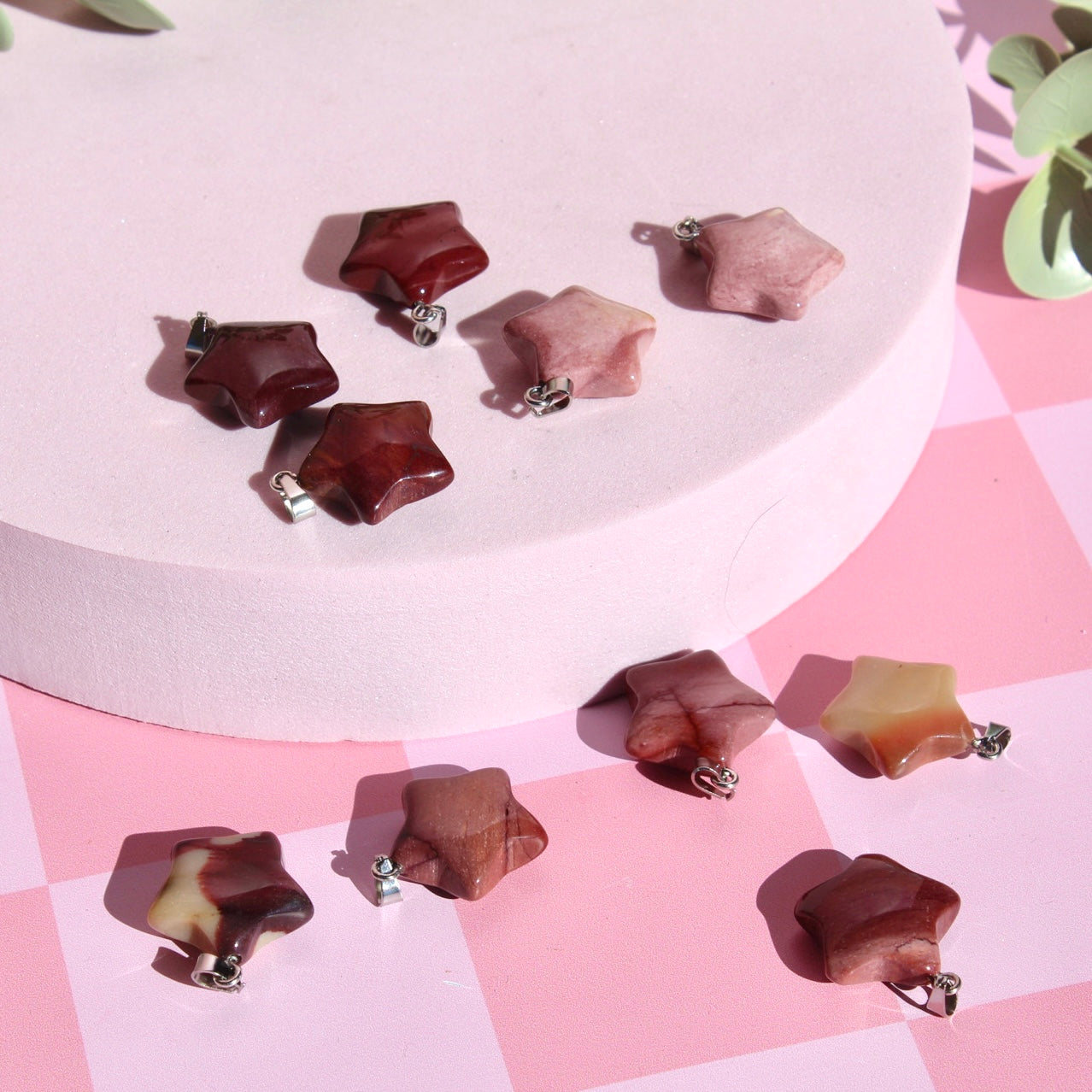 Mookaite star pendant