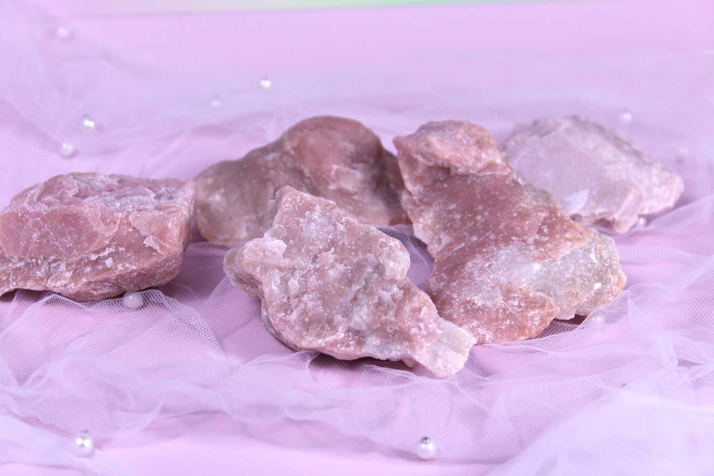 Pink opal raws