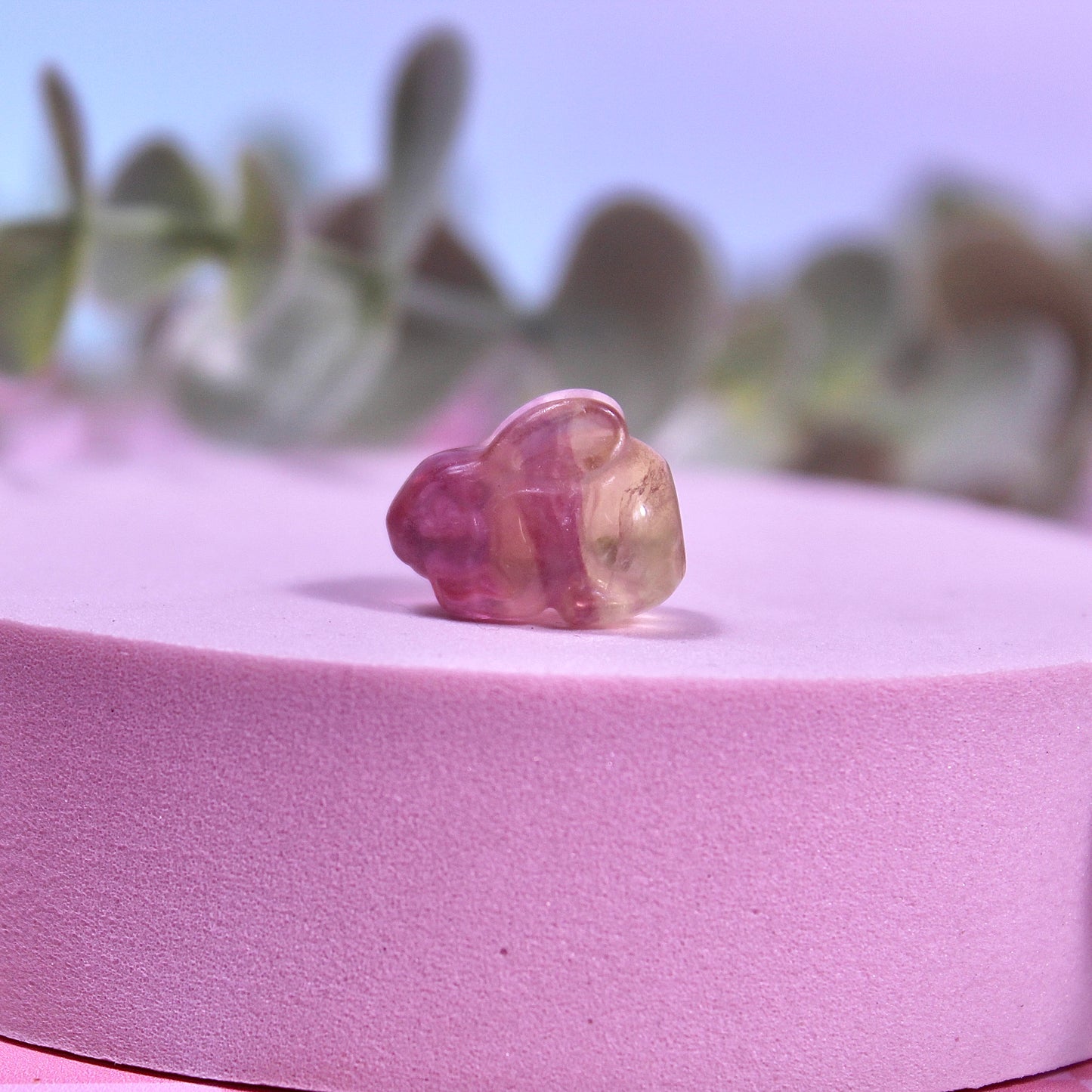 Mini fluorite bunny
