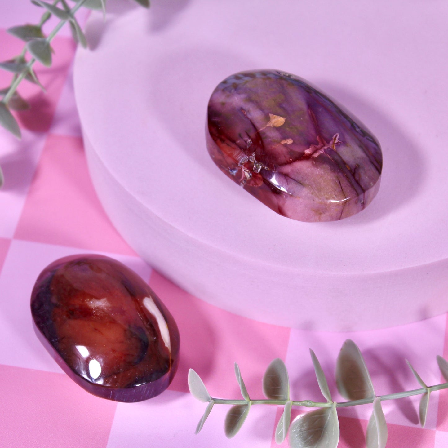 Mookaite palmstone