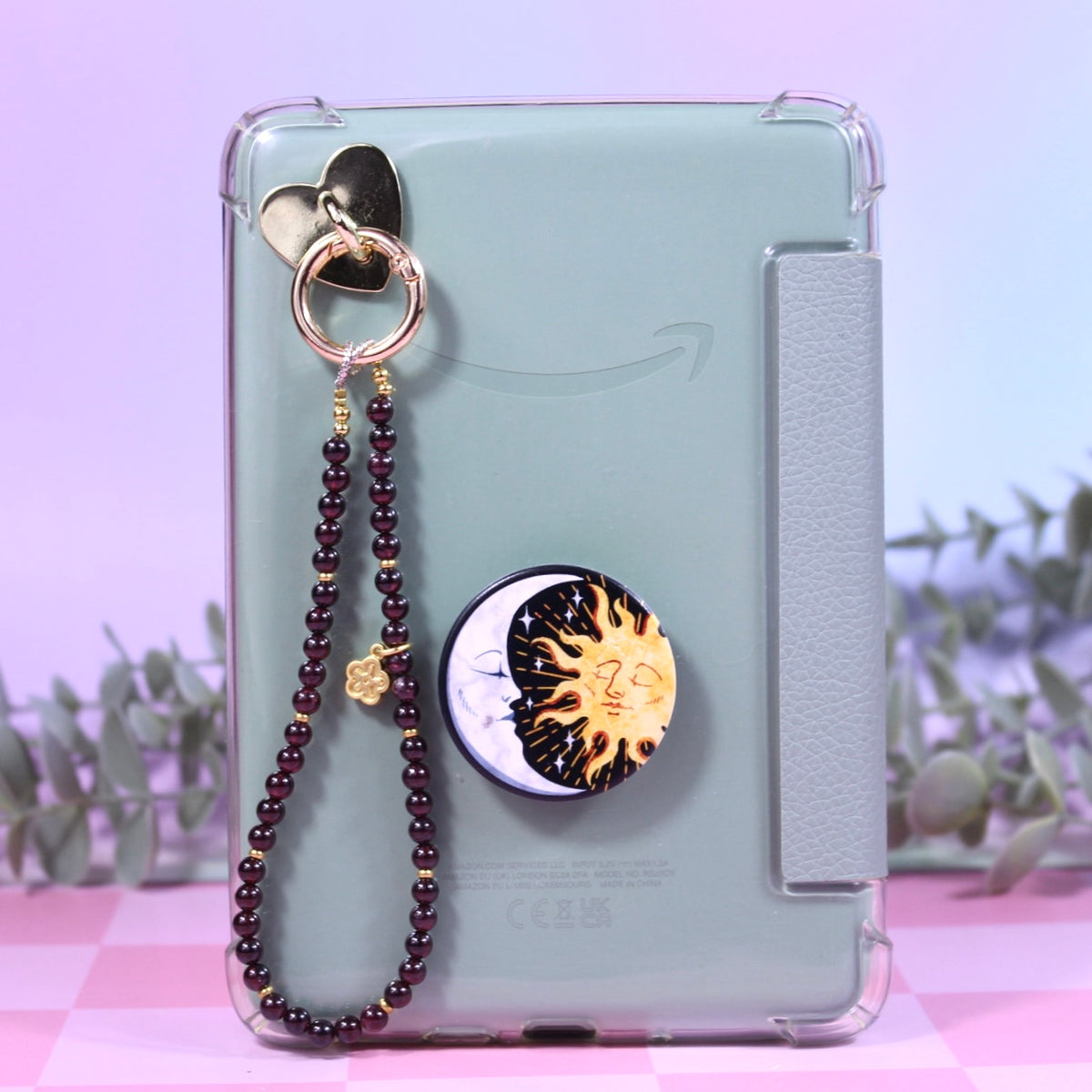 Garnet e-reader/keyring