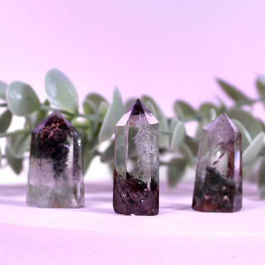 Garden quartz towers