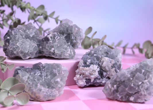 Cubic fluorite specimen