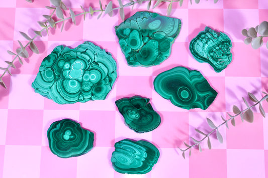 Malachite slabs | choose your own