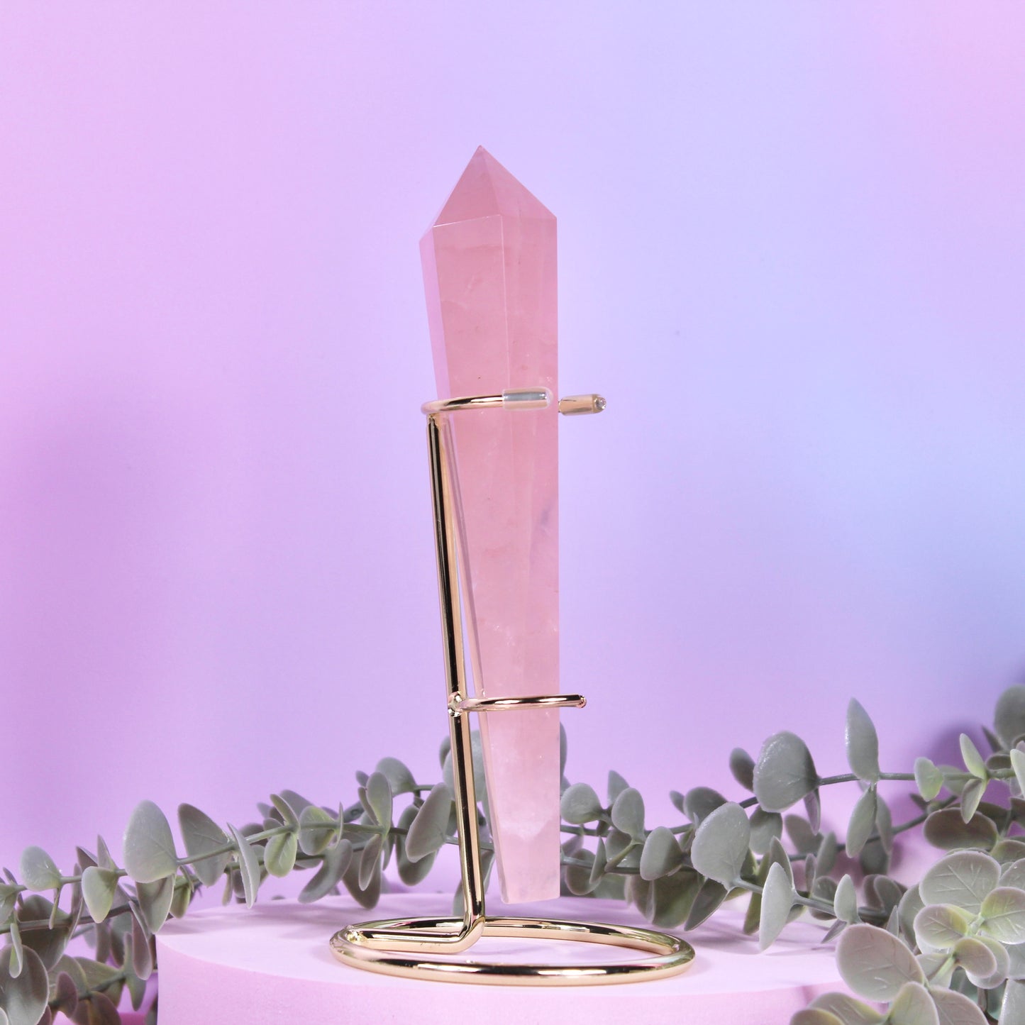 Rose quartz wands