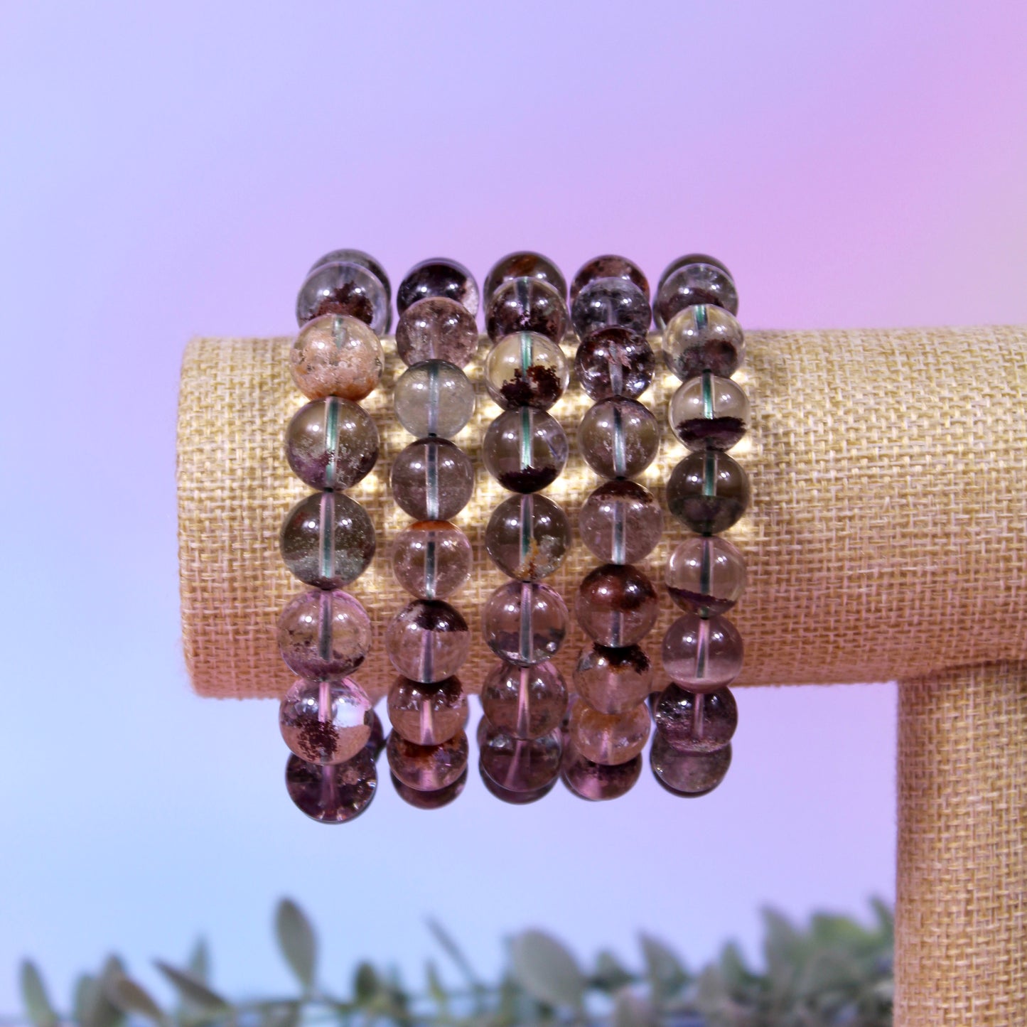 Garden quartz bracelets