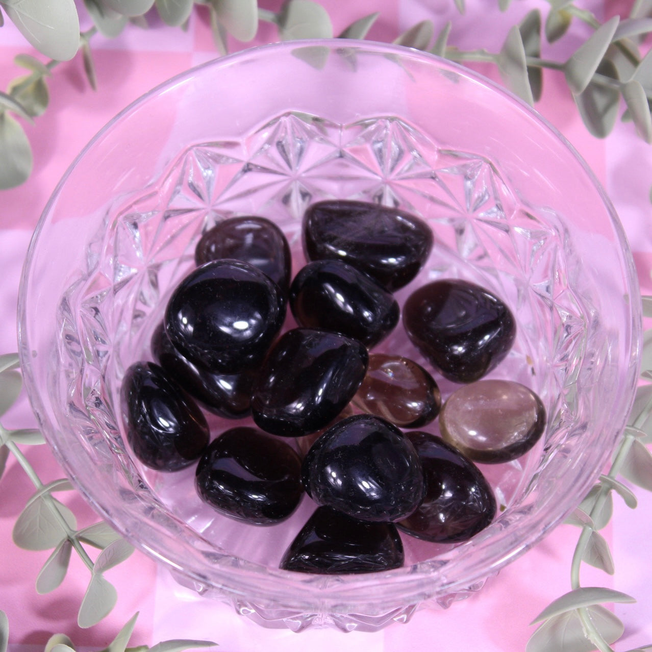 Smokey quartz tumbles