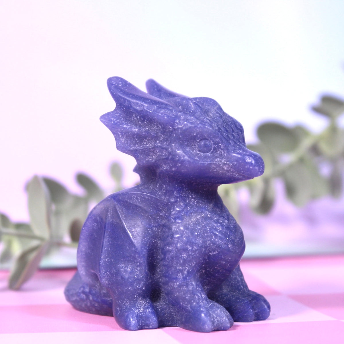 Blue aventurine dragon