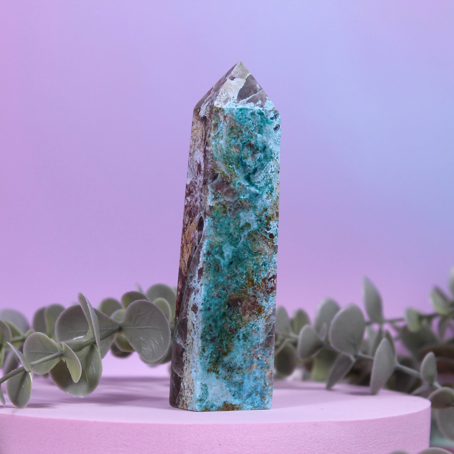 Chrysocolla tower