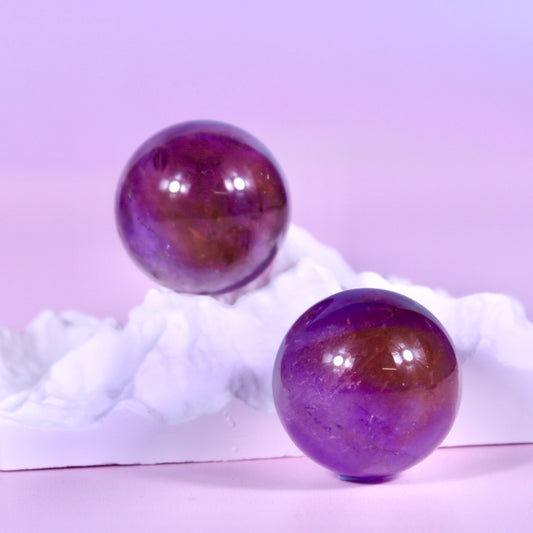 Ametrine sphere