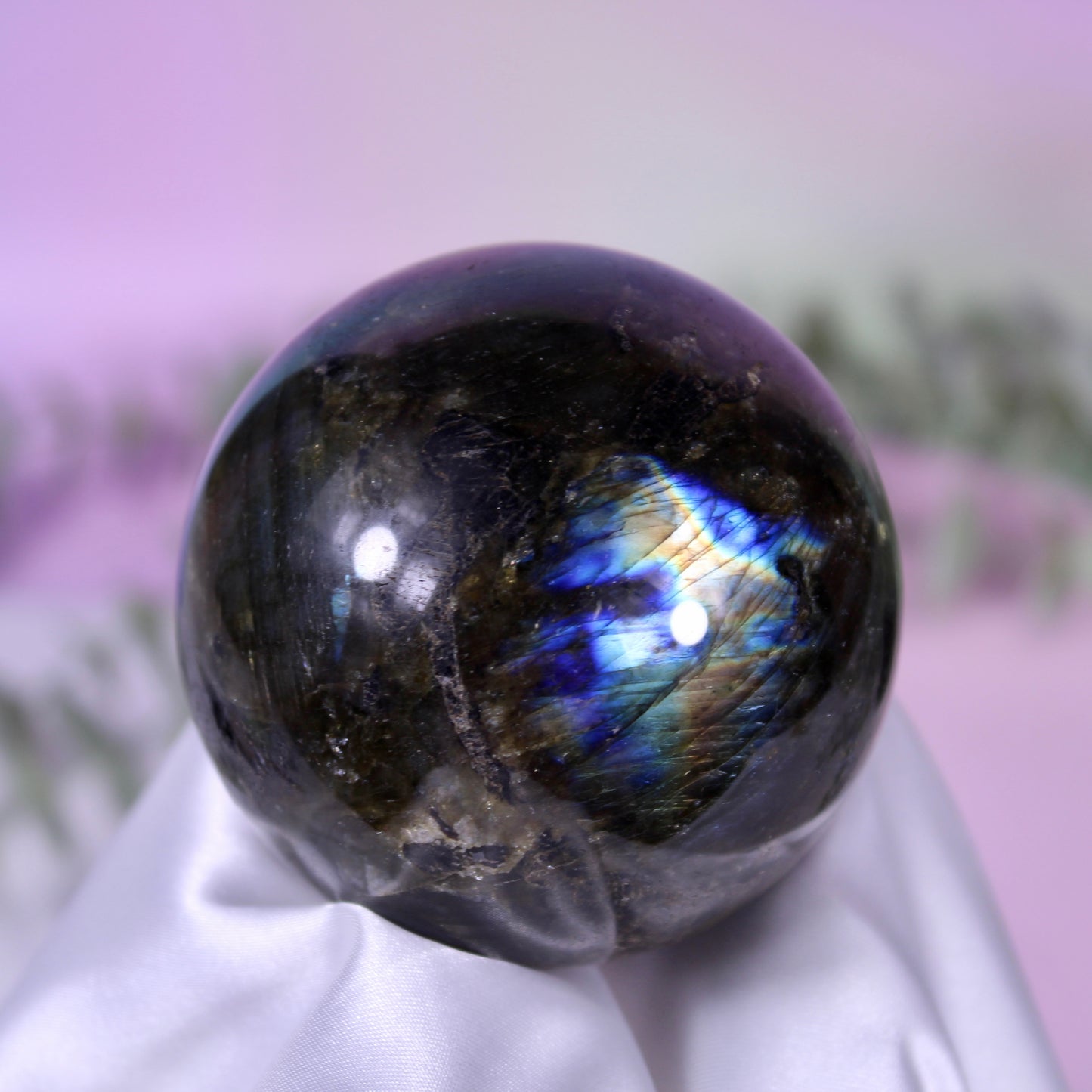 Labradorite spheres