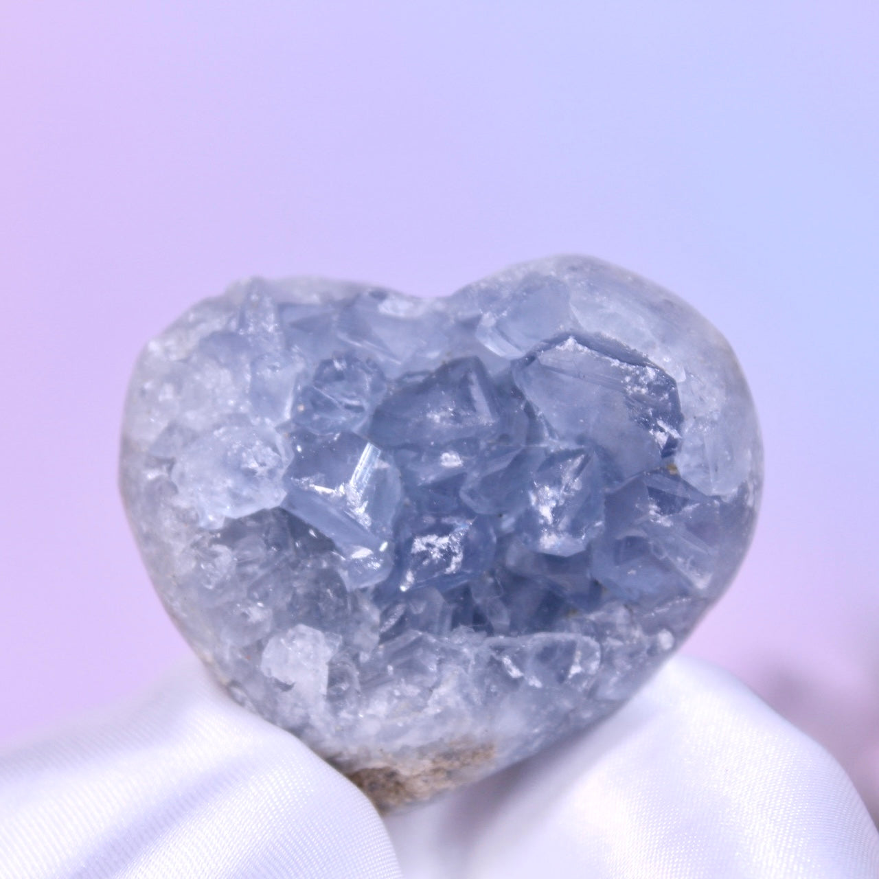 Celestite hearts