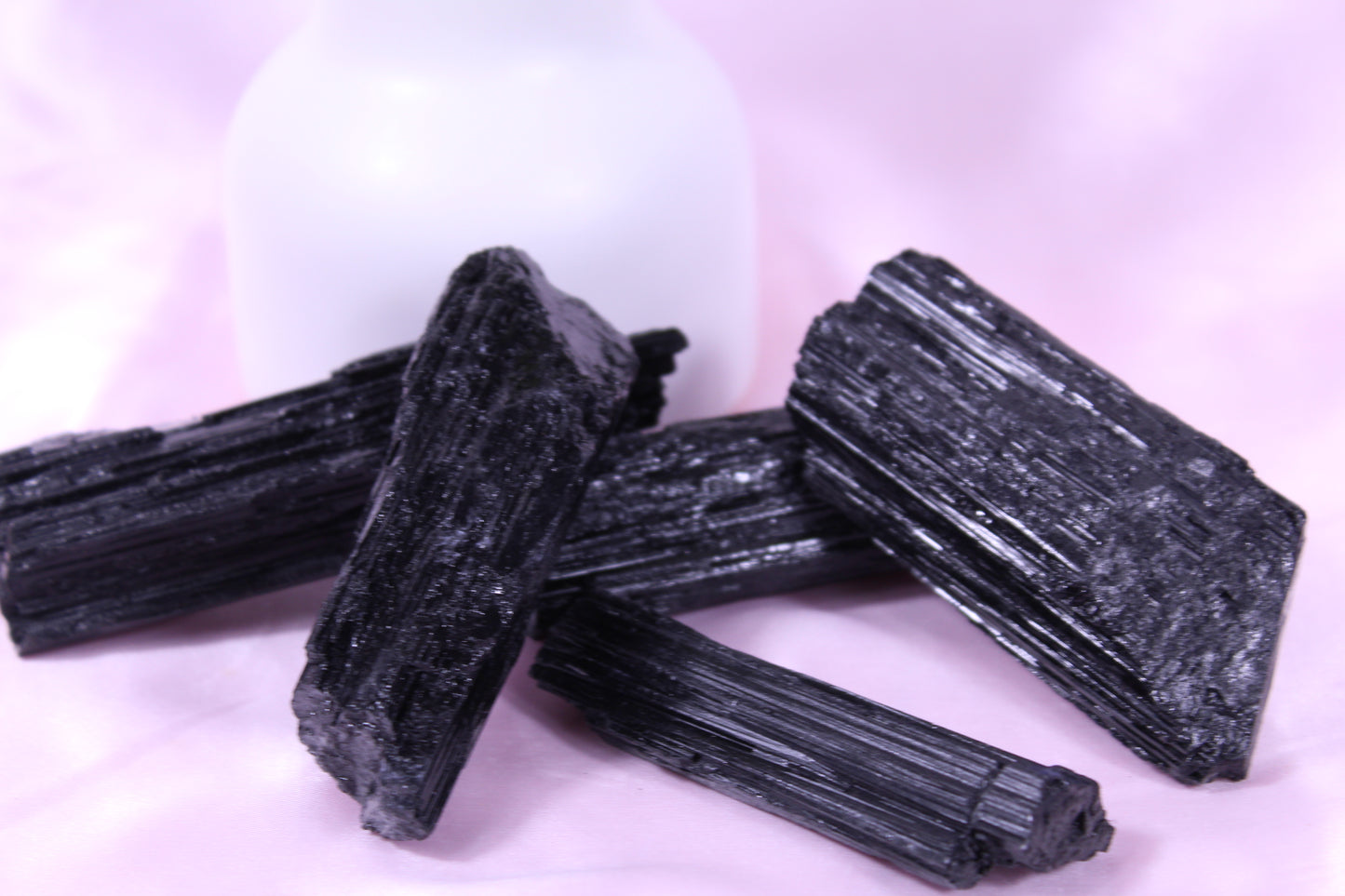 Raw black tourmaline