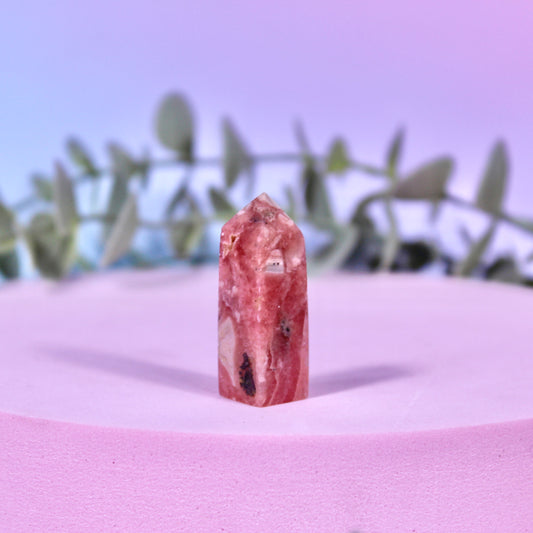Rhodochrosite towers