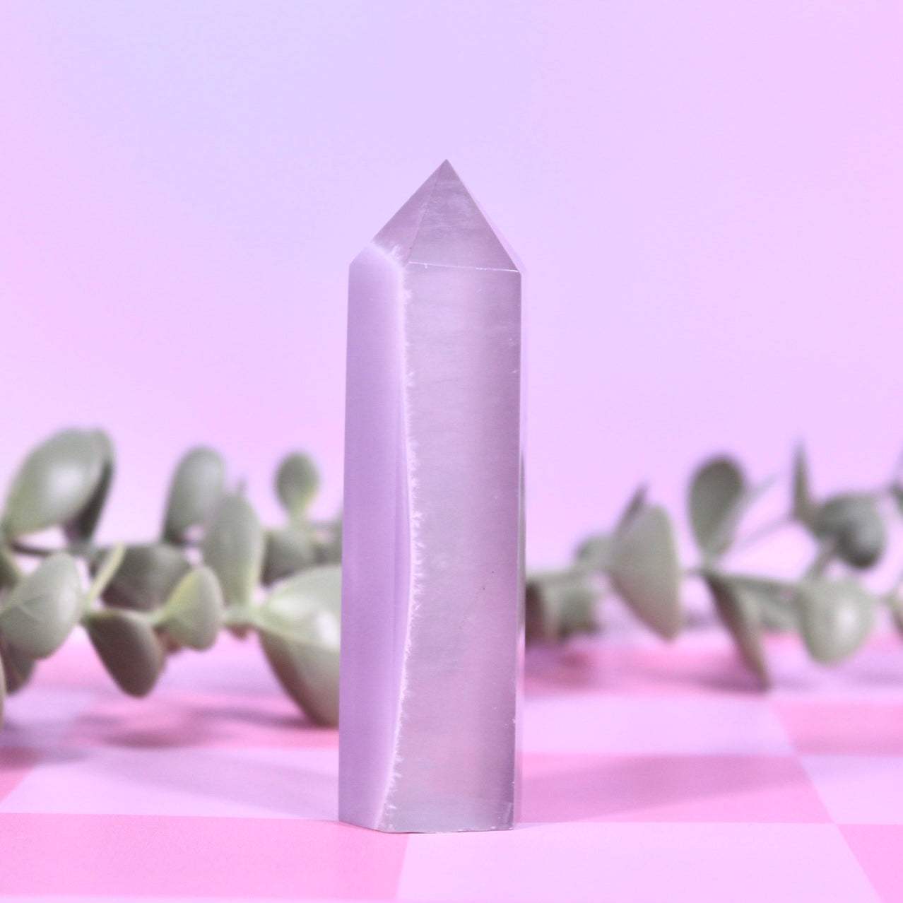 Lavender fluorite tower