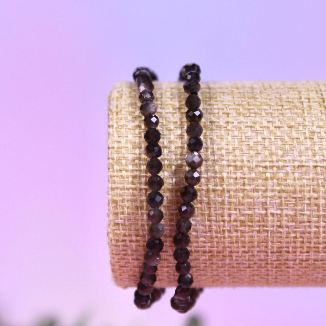 Sheen obsidian bracelet