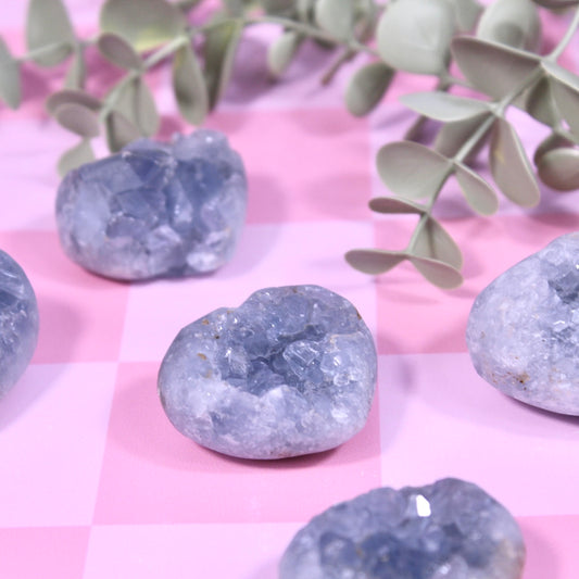 Celestite hearts