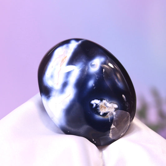 Orca agate palmstone