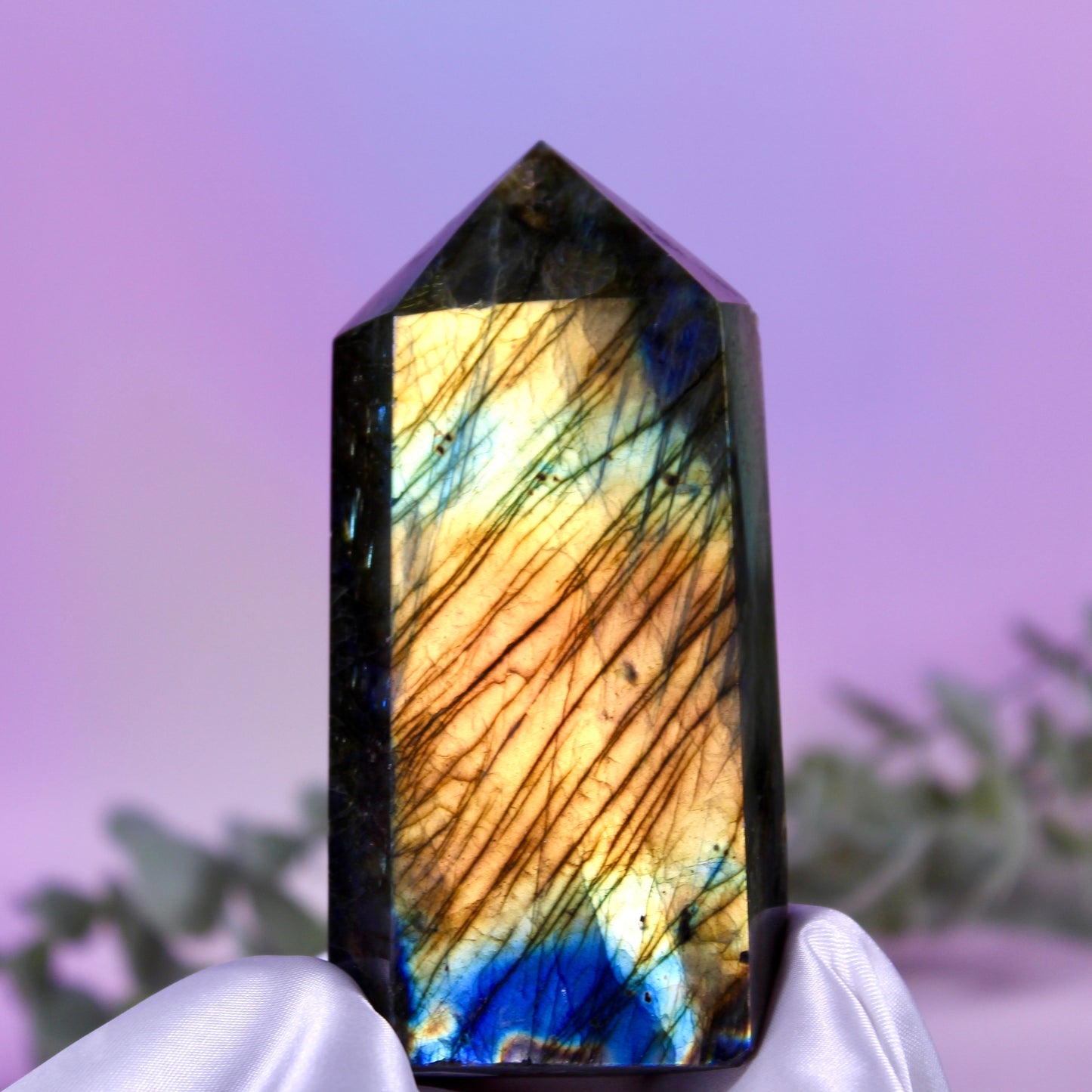 Labradorite tower