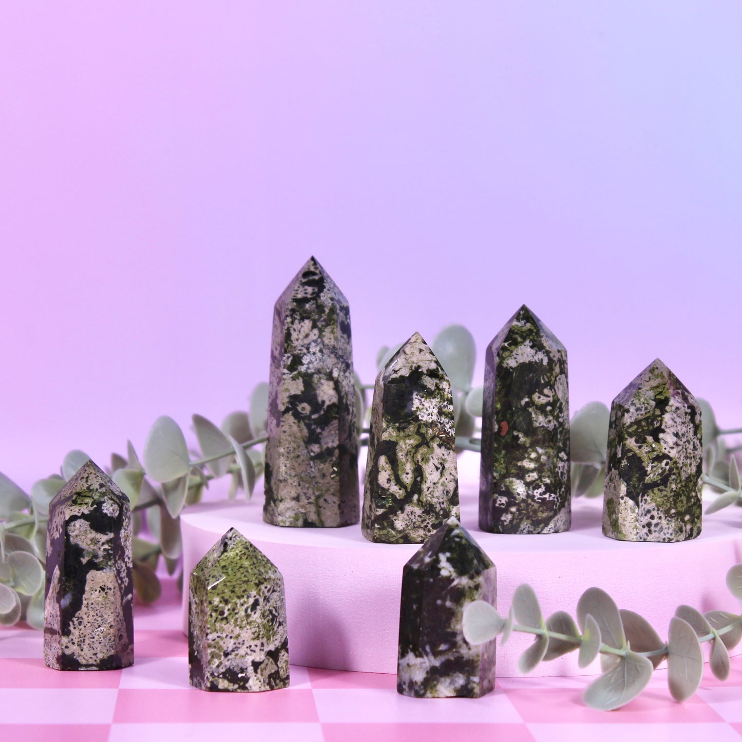 Epidote towers