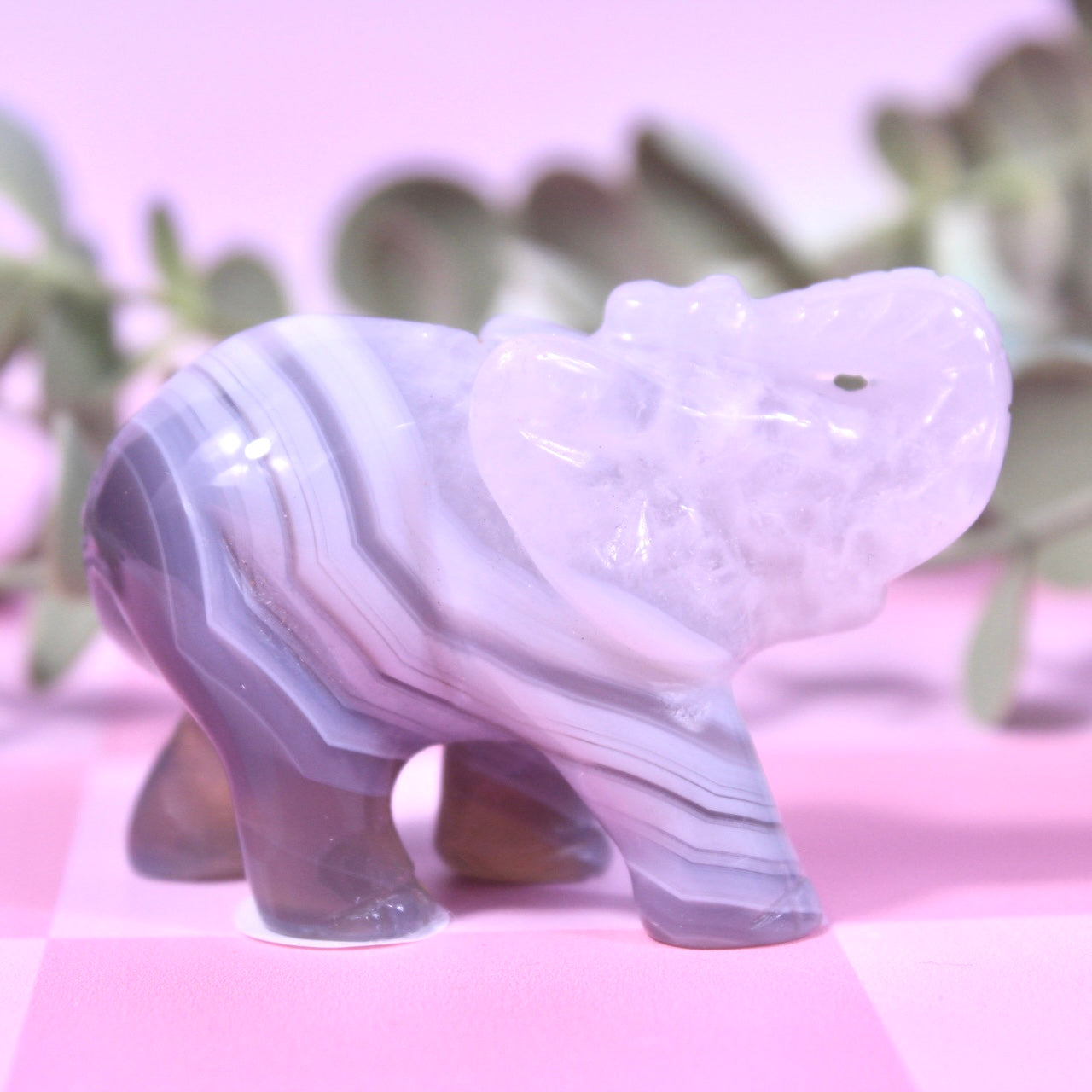 Agate elephant #39