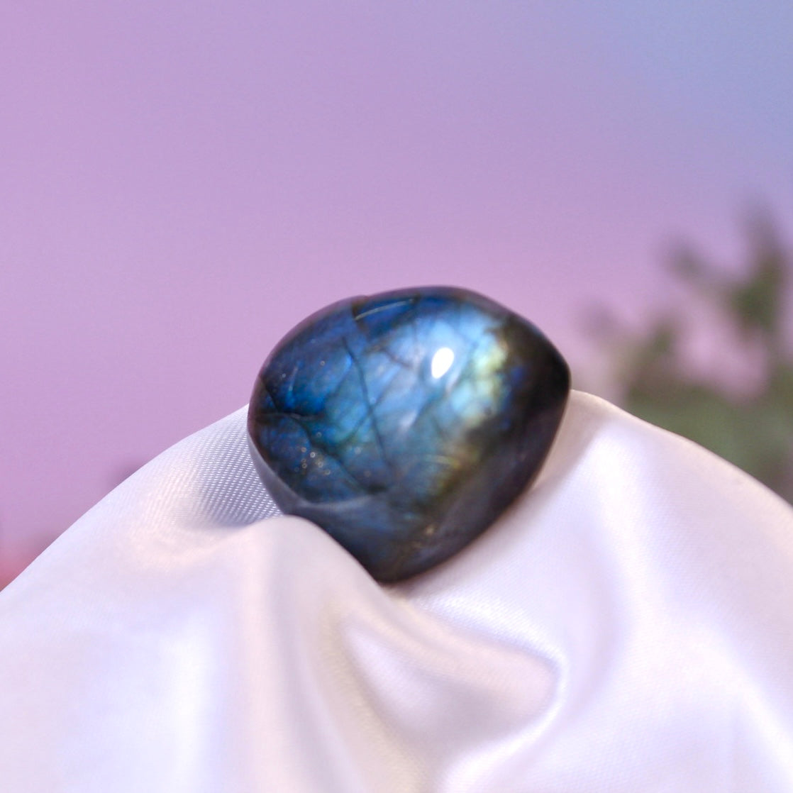 Labradorite hearts