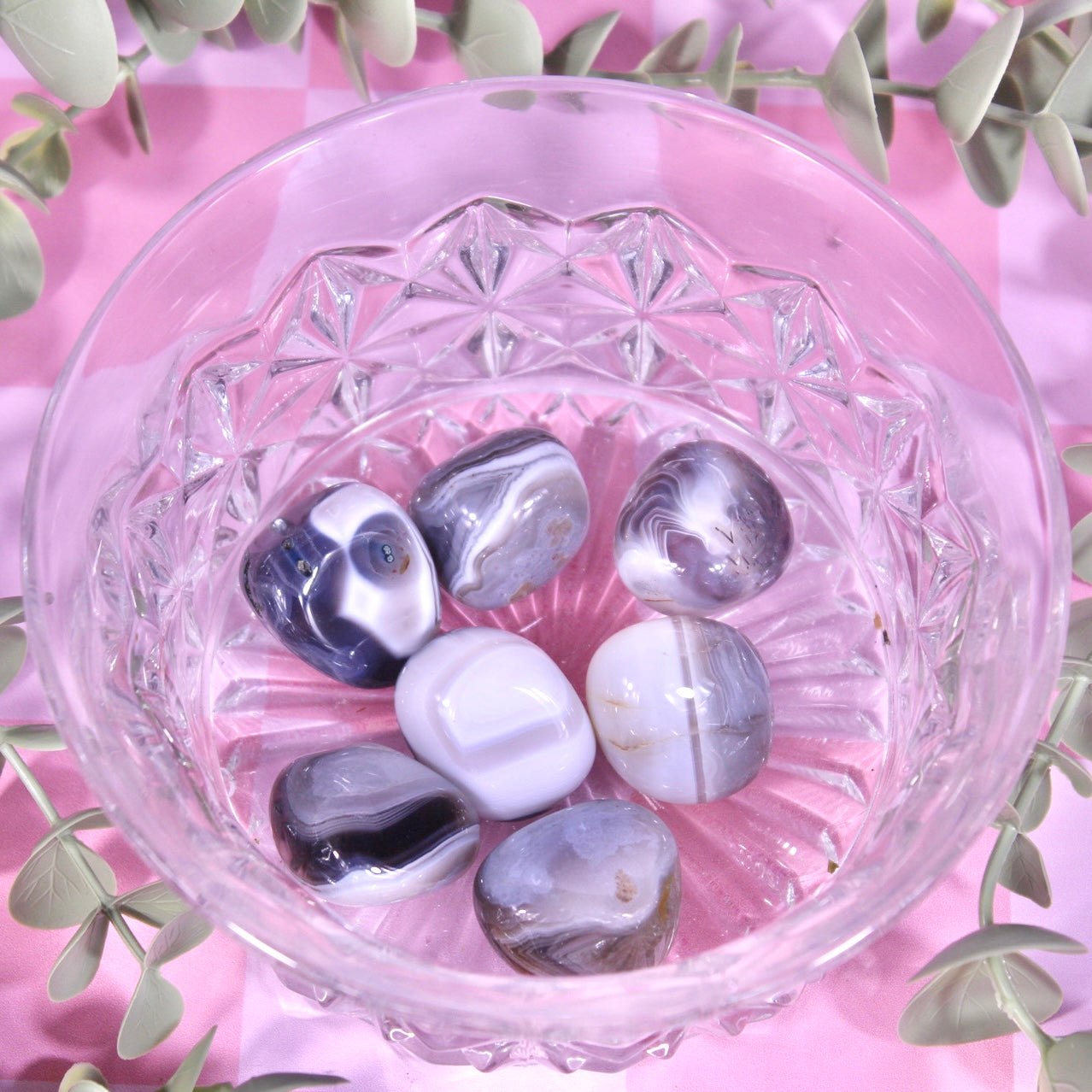 Botswana agate tumbles