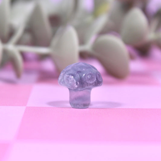 Fluorite Toadstool mini carving