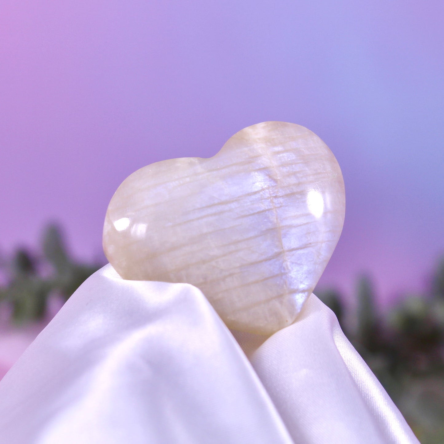 Moonstone heart