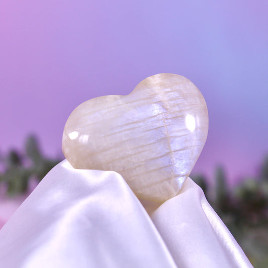 Moonstone heart