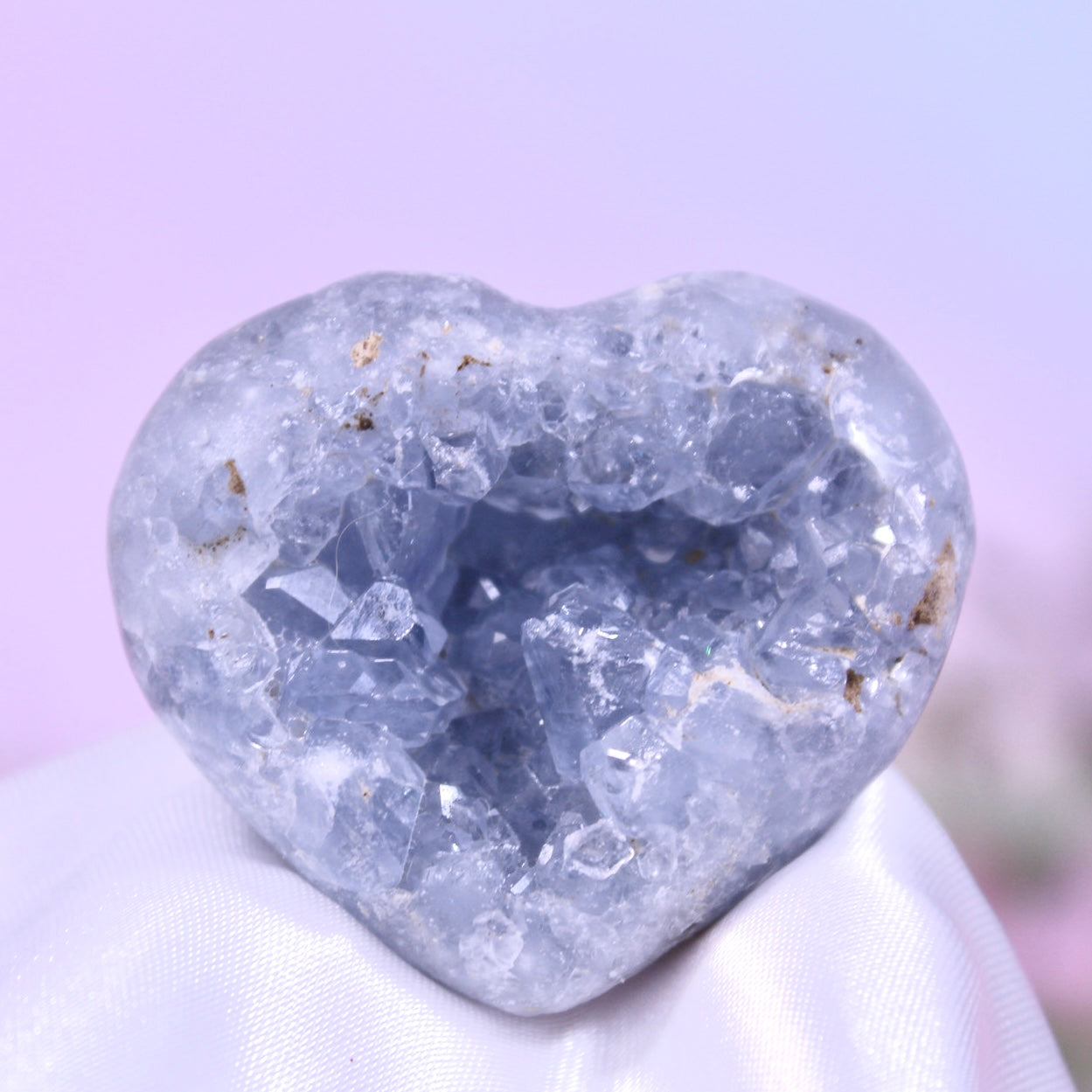 Celestite hearts