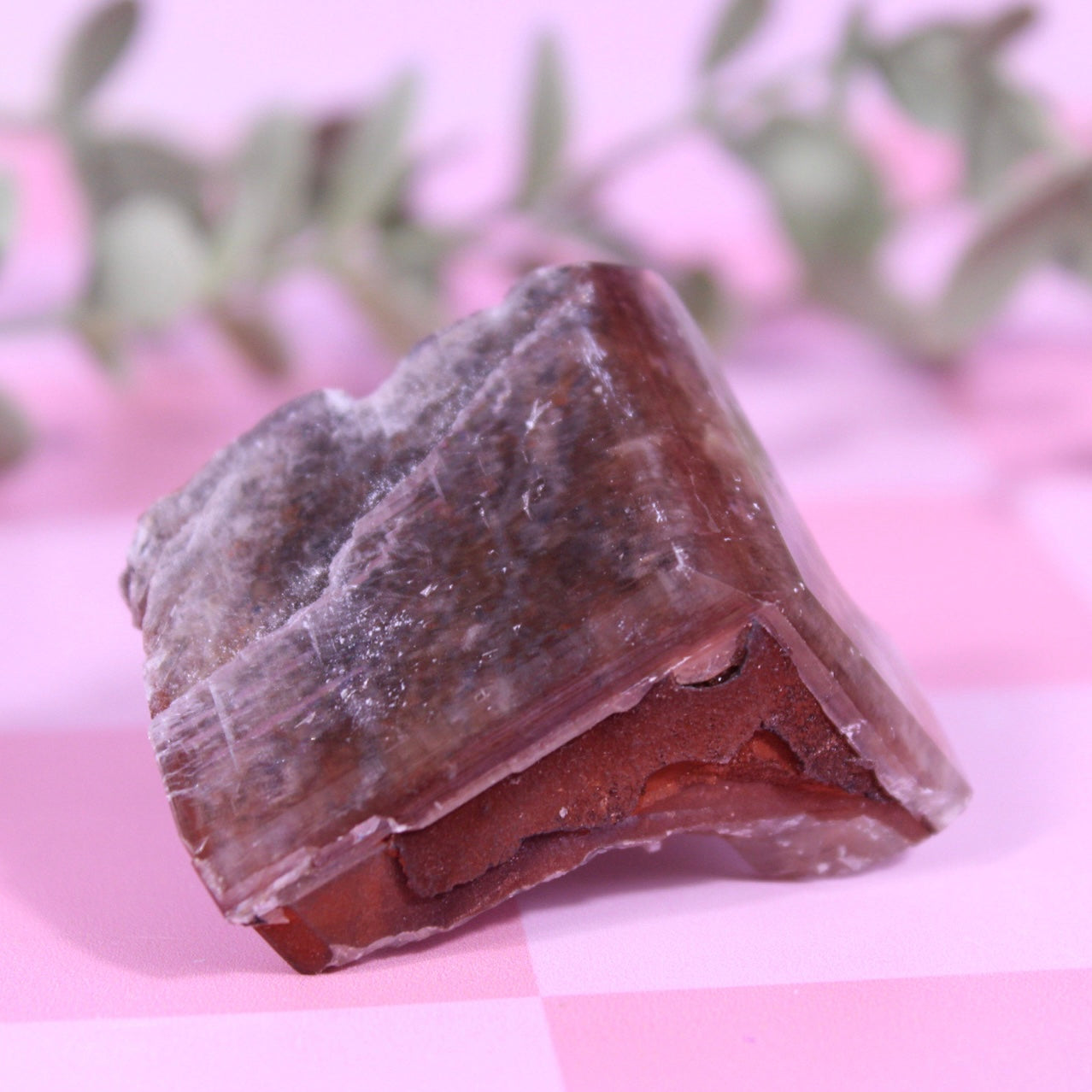 Chocolate calcite specimen