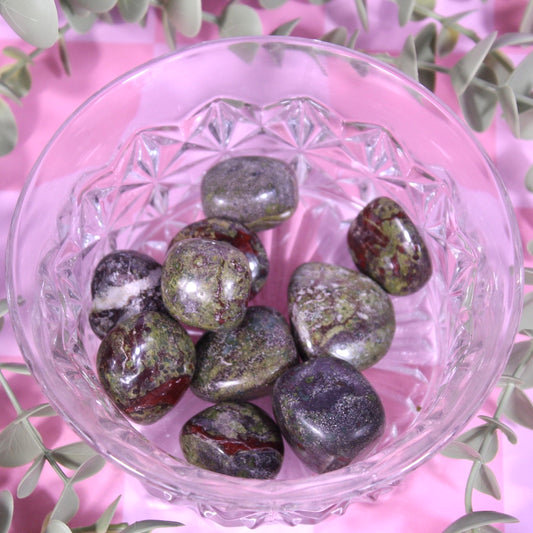 Bloodstone tumbles