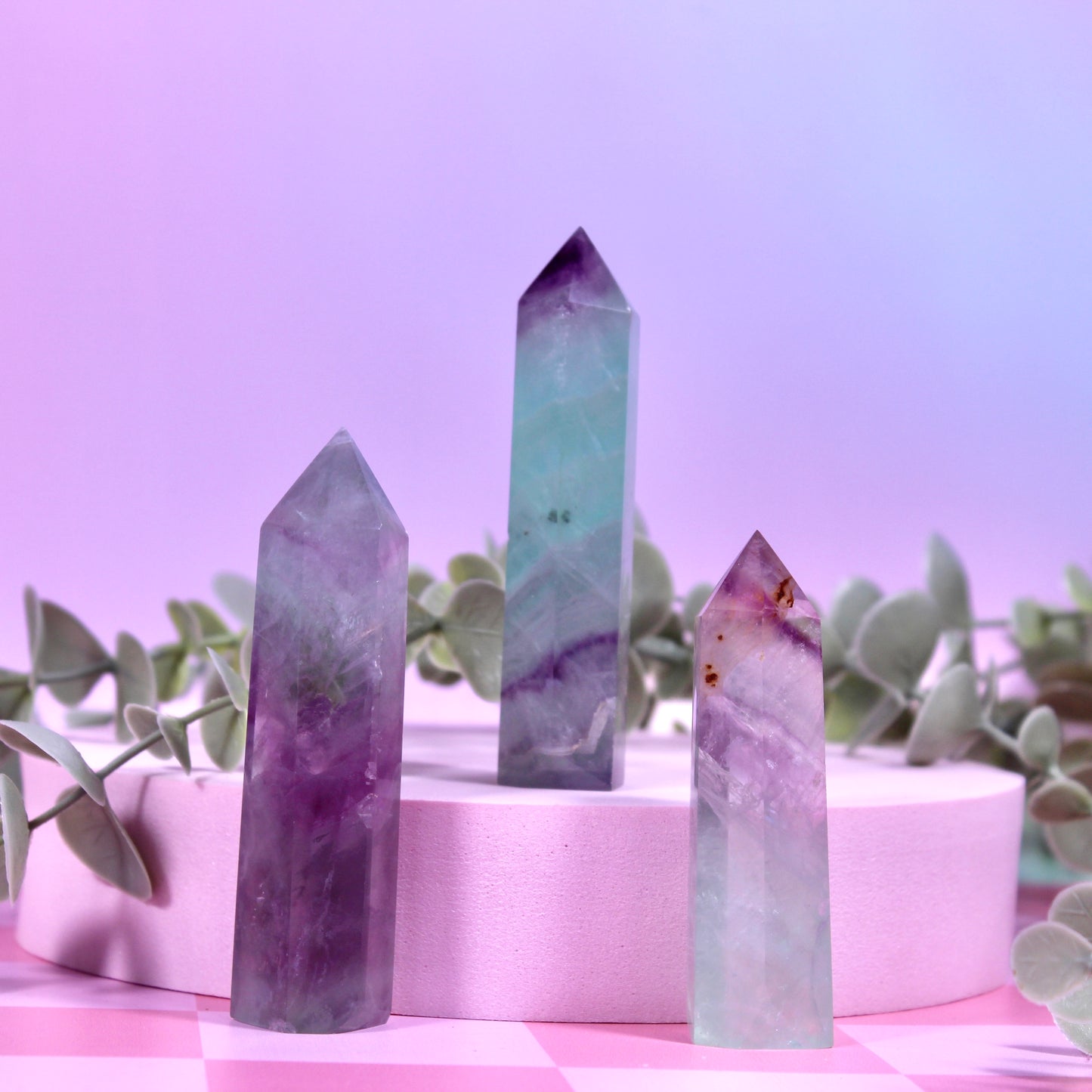 Fluorite towers