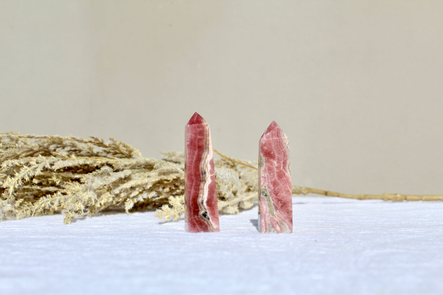 Rhodochrosite towers