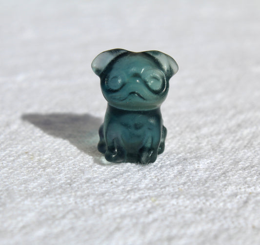 Mini fluorite pug