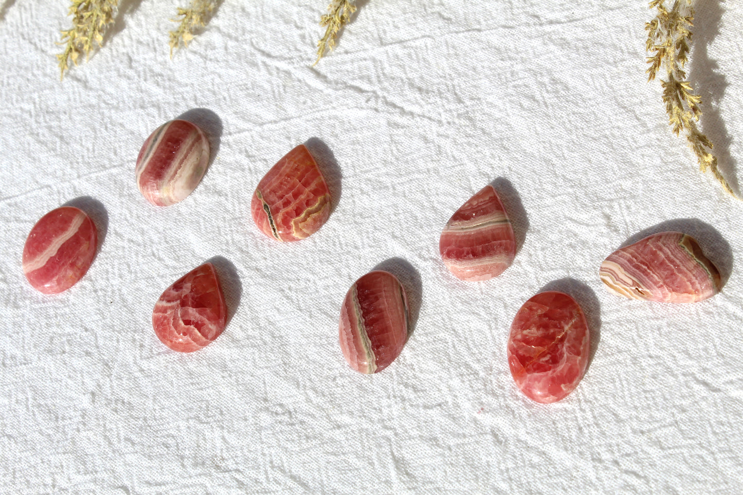 Rhodochrosite cab