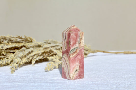 Rhodochrosite tower