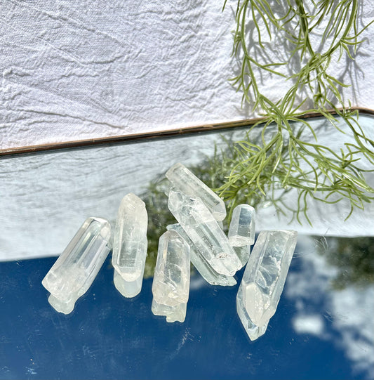 Clear quartz points