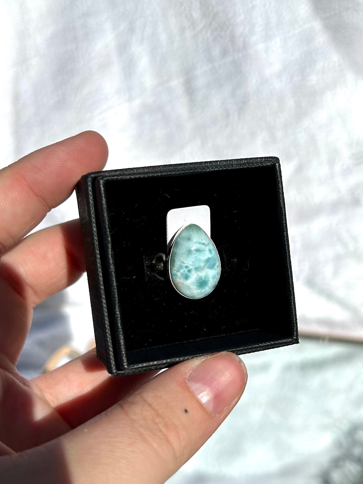 Larimar ring SIZE 6